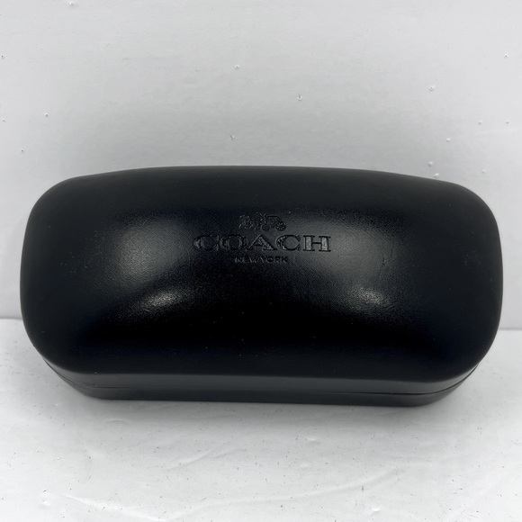 COACH, SUNGLASSES CASE ONLY, BLACK, UNISEX - Picture 1 of 11